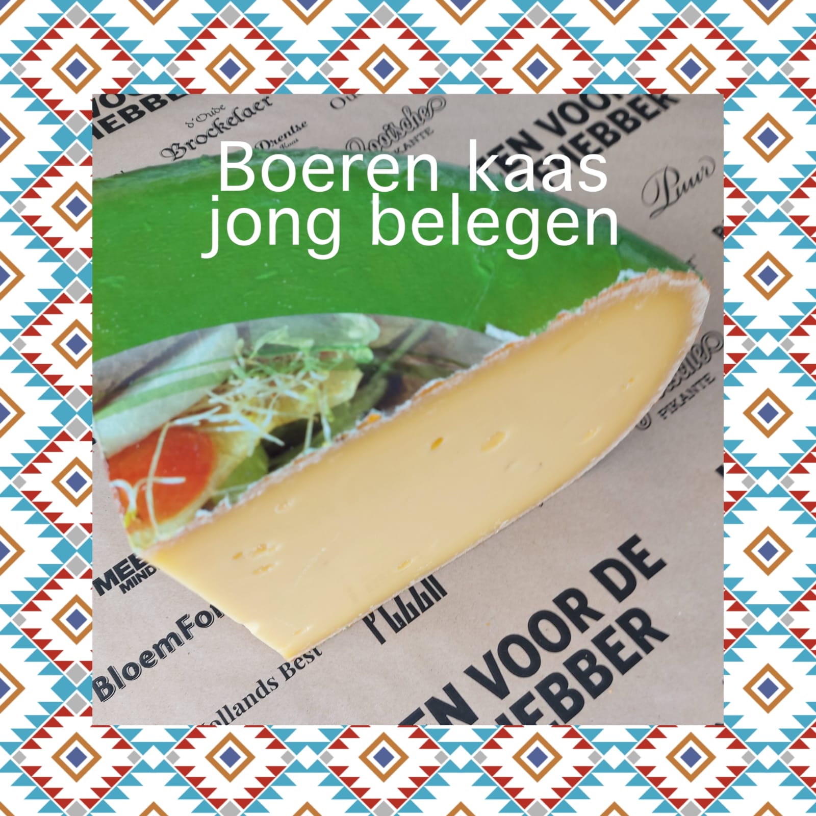Boeren kaas jong belegen +/- 500 gr